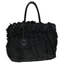 PRADA Hand Bag Nylon Black Auth bs8056 - Prada