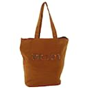PRADA Tote Bag Nylon Brown Orange Auth bs8130 - Prada