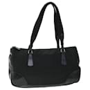 PRADA Shoulder Bag Nylon Black Auth bs8020 - Prada