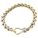 Pomellato bracelet, two golds and diamonds