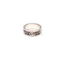 Gucci Silver GG Ring  Metal Ring in Good condition