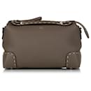 Fendi Gray Small By The Way Leather Satchel