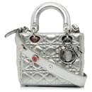 Dior Silver Small Calfskin Cannage My ABCDior Lady Dior