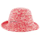 Crochet Bucket Hat - Ganni - Cotton - White