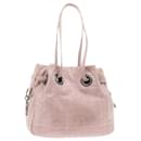 Christian Dior Canage Shoulder Bag Leather Pink Auth bs7962