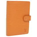 LOUIS VUITTON Epi Agenda PM Day Planner Cover Orange Mandarin R2005H Auth 52874 - Louis Vuitton