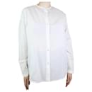 Camisa branca de botões com gola alta - tamanho IT 42 - Autre Marque