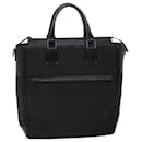BURBERRY Tote Bag Canvas Black Auth ep1588 - Burberry