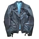 IKKS Perfecto Leather Jacket, Size L. - Ikks