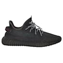 ADIDAS YEEZY BOOST 350 V2 Sneakers aus schwarzem Synthetikmaterial „Onyx“. - Autre Marque