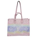 Louis Vuitton Escale Monogram OnTheGo GM Tote Bag in 'Rose' Pastel Coated Canvas