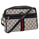 GUCCI Borsa a tracolla linea Sherry in tela GG Grey Red Navy 010.378 Auth yk8467 - Gucci