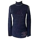 New CC Logo Eagle Buttons Jumper - Chanel