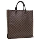 Bolsa de mão LOUIS VUITTON Damier Ebene Sac Plat N51140 Autenticação de LV 53559 - Louis Vuitton