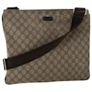 GUCCI GG Canvas Shoulder Bag Coated Canvas Beige Auth 53267 - Gucci
