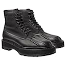 GIVENCHY Boots Camden Lacets Cuir et Toile Black BE T44 IT - Givenchy