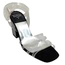 Laurence Dacade Germanie-Sandalen aus PVC und Wildleder