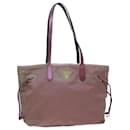 PRADA Tote Bag Nylon Pink Auth bs6071 - Prada