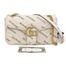 Gucci  x Balenciaga The Hacker Project Small GG Marmont Bag Leather Shoulder Bag 443497 520981 in Excellent condition