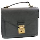 Louis Vuitton Epi Monceau 2Way Handtasche Aktentasche Schwarz M52122 LV Auth am1948G