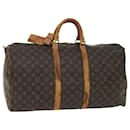 Louis Vuitton Monogram Keepall Bandouliere 55 Boston Bag M.41414 LV Auth fm2581