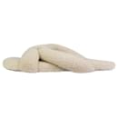 Sandales beiges en fausse fourrure - taille EU 38 - Autre Marque