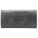 Cartier Leather Happy Birthday Continental Wallet Leather Long Wallet in Fair condition