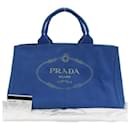 Prada Canapa Logo Handbag Canvas Tote Bag BN1872 in Good condition