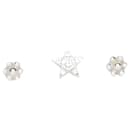Silver bejewelled star earring - Autre Marque