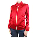 Red zipped high-neck jacket - size XS - Burberry