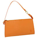 LOUIS VUITTON Epi Pochette Accessoires Pouch Orange Mandarin M5294H Auth 53313 - Louis Vuitton