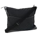 GUCCI GG Canvas Shoulder Bag Black Auth 53665 - Gucci