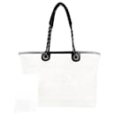 Quilted Caviar Bicolor Tote Bag A92744 - Chanel