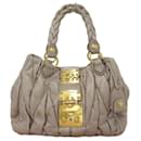 Miu Miu Matelasse Coffer Shoulder Bag Leather Shoulder Bag RN0473 in Good condition