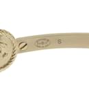 Chanel – Manschettenarmband mit Kunstperlenkette, Metallarmband in ausgezeichnetem Zustand