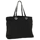 FENDI Zucca Canvas Tragetasche Nylon Schwarz Auth bs5552 - Fendi