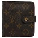 LOUIS VUITTON Monogram Compact zip Wallet M61667 LV Auth 53117 - Louis Vuitton