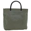 PRADA Hand Bag Nylon Gray Auth cl584 - Prada
