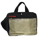 PRADA Hand Bag Nylon Black Auth fm2266 - Prada