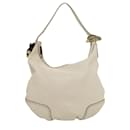 GUCCI Shoulder Bag Leather White Auth am2557g - Gucci