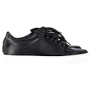 Givenchy Urban Street Sneakers in Black Calfskin Leather