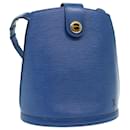 Bolsa de Ombro LOUIS VUITTON Epi Cluny Azul M52255 Autenticação de LV 53959 - Louis Vuitton
