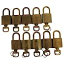 Louis Vuitton Vorhängeschloss 10Set Gold Tone LV Auth ep1723