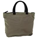 PRADA Hand Bag Nylon Khaki Auth cl772 - Prada