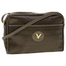 VALENTINO Shoulder Bag PVC Leather Brown Auth am4206 - Valentino Garavani
