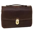 BALLY Shoulder Bag Leather Brown Auth bs4788 - Bally