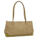 PRADA Handtasche Leder Emaille Braun Auth am2386G - Prada