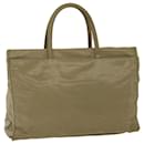 PRADA Hand Bag Nylon Khaki Auth bs6392 - Prada