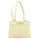 Gianni Versace Sun Face Sac à bandoulière en cuir blanc Auth am051g - Versus Versace