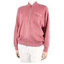 Pink zipped cardigan - size UK 8 - Brunello Cucinelli